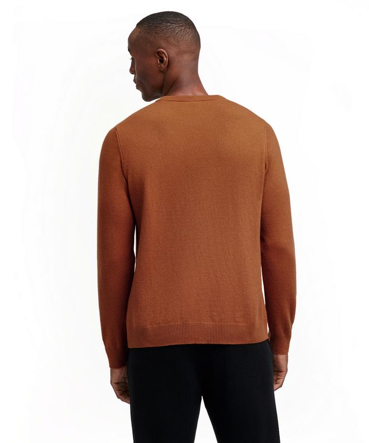 Falke Falke Lambswool Crew Neck Strickpullover Herren - tawny (5124) - 0 | SportScheck