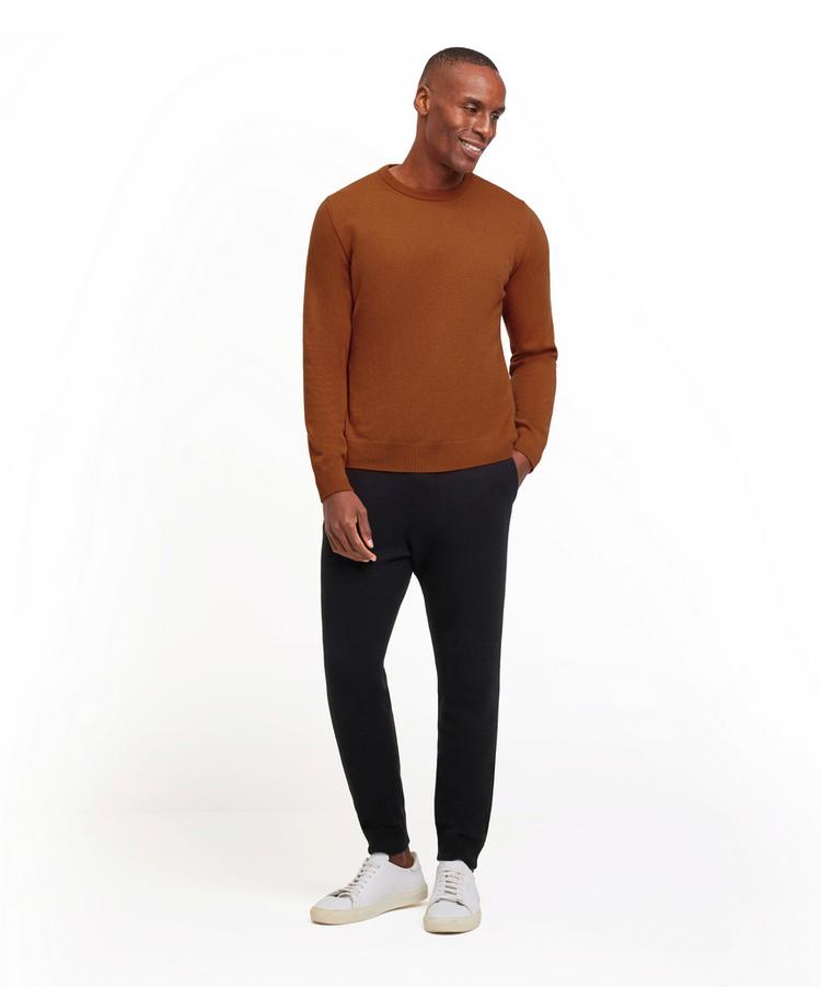 Falke Falke Lambswool Crew Neck Strickpullover Herren - tawny (5124) - 1 | SportScheck