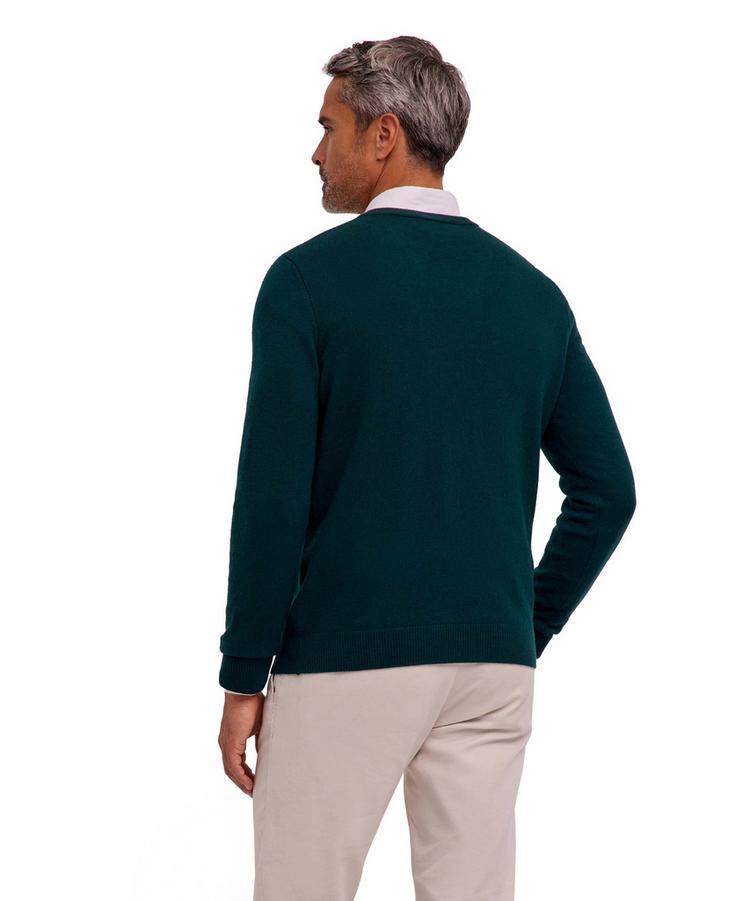Falke Falke Lambswool Crew Neck Strickpullover Herren - holly (7385) - 0 | SportScheck