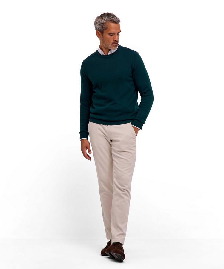 Falke Falke Lambswool Crew Neck Strickpullover Herren - holly (7385) - 1 | SportScheck