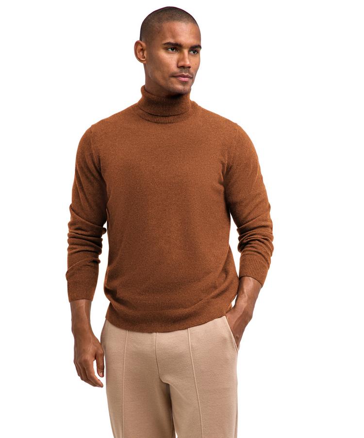 Falke Falke Lambswool Roll Neck Strickpullover Herren - tawny (5124) - 0 | SportScheck