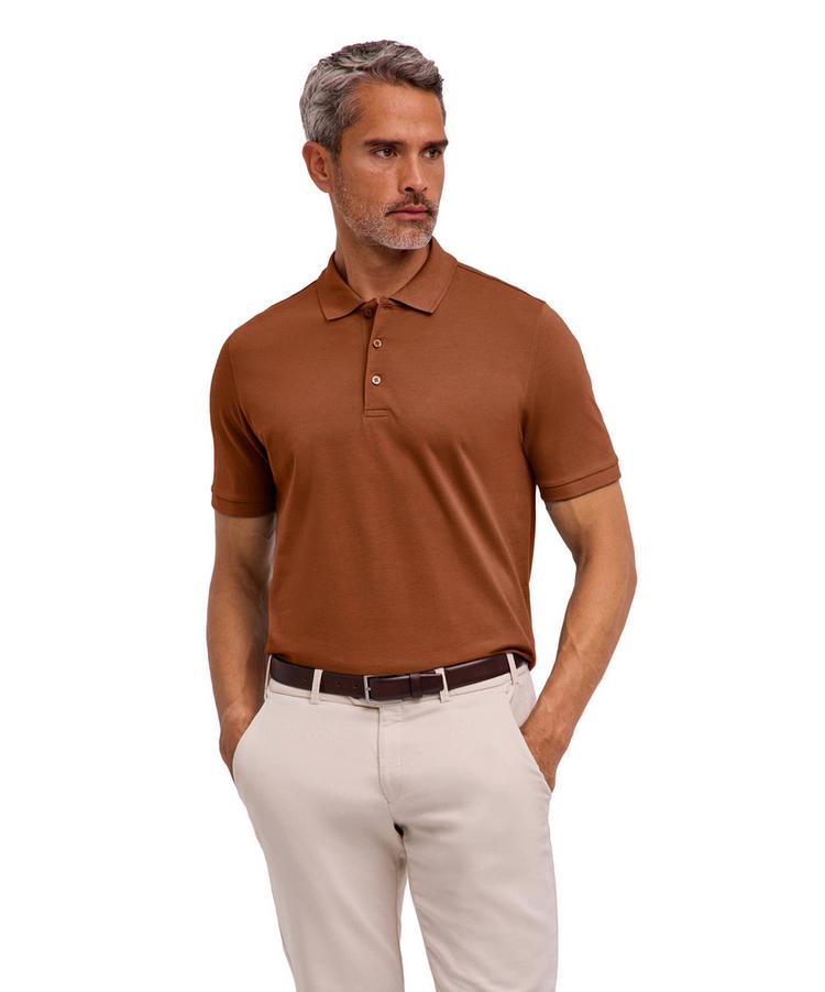 Falke Falke Pima Piqu&eacute; Polo Poloshirt Herren - cappucino (5520) - 0 | SportScheck
