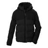 KILLTEC Steppjacke mit Kapuze Fleecejacke Kinder - Schwarz0110