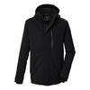 KILLTEC Funktionsjacke mit abzippbarer Kapuze Funktionsjacke Herren - Schwarz0110