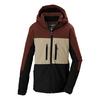 KILLTEC Funktionsjacke mit abnehmbarer Kapuze Softshelljacke Kinder - Kastanie