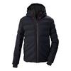 KILLTEC Steppjacke mit Kapuze und Schneefang Skijacke Herren - Schwarz01106