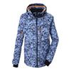 KILLTEC Funktionsjacke mit abzippbarer Kapuze Skijacke Herren - Blau3056