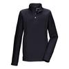KILLTEC Fleeceshirt mit Stehkragen Rundhalspullover Kinder - Schwarz01106