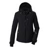 KILLTEC Funktionsjacke mit abzippbarer Kapuze Skijacke Damen - Schwarz0110