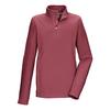 KILLTEC Fleeceshirt mit Stehkragen Rundhalspullover Kinder - Beere381