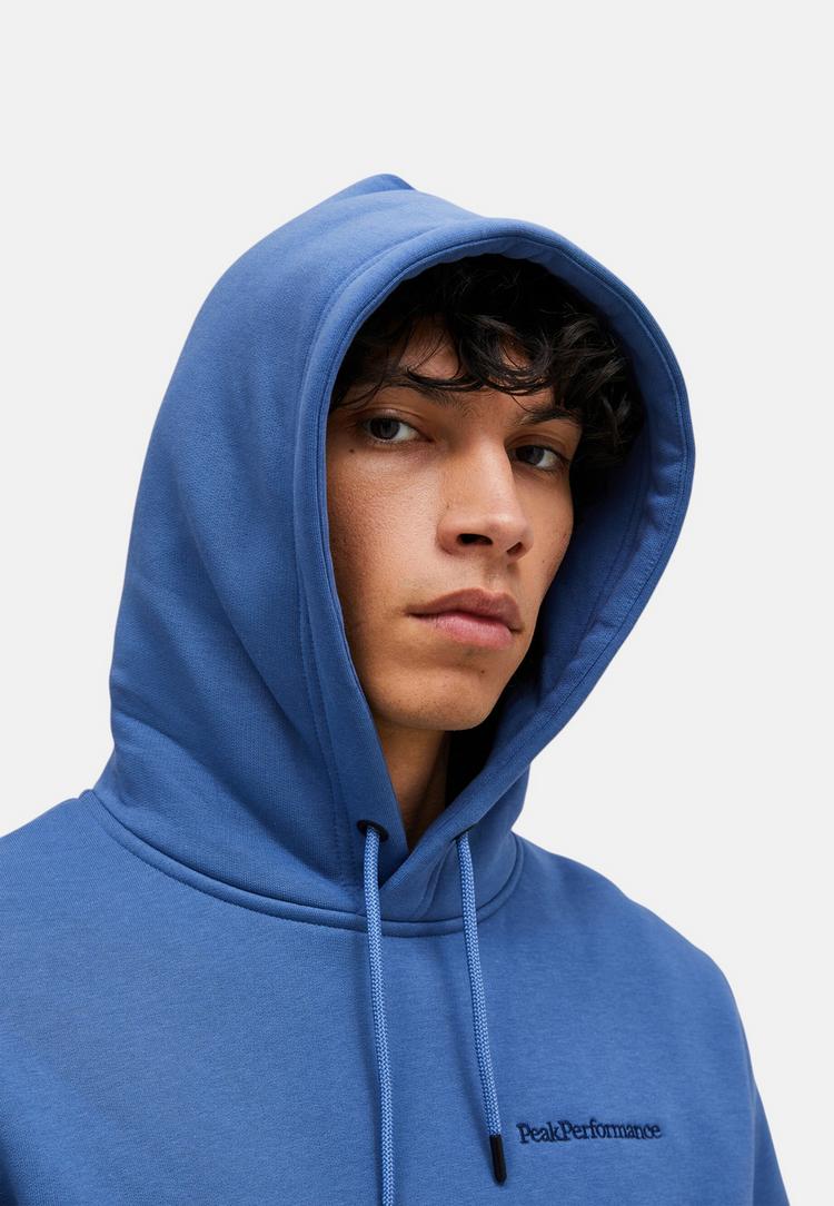 Peak Performance Peak Performance M Original Small Logo Hood Sweatshirt Herren - schieferblau - 2 | SportScheck