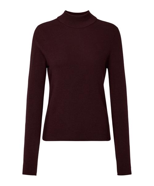 Falke Merino Ultrafine Mock Neck Strickpullover Damen