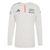 adidas AUDI REVOLUT F1 TEAM ENGINEERS & Pololangarmshirt Herren - Chalk Pearl / Iron Metallic