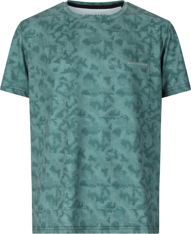 Endurance Endurance Heloopa Jr. Printshirt Kinder - P3891 Green Pixels - 0 | SportScheck