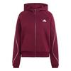 adidas STADIUM SMALL LOGO KAPUZENJACKE Sweatjacke Damen - Maroon