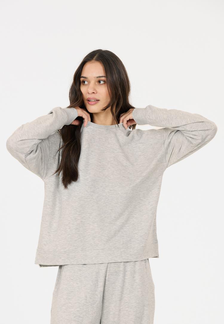 Athlecia Athlecia Brenan Sweatshirt Damen - 1005 Light Grey Melange - 1 | SportScheck