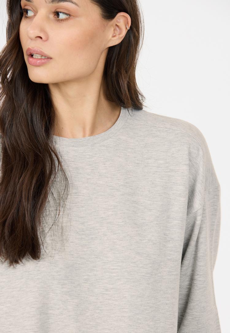 Athlecia Athlecia Brenan Sweatshirt Damen - 1005 Light Grey Melange - 0 | SportScheck