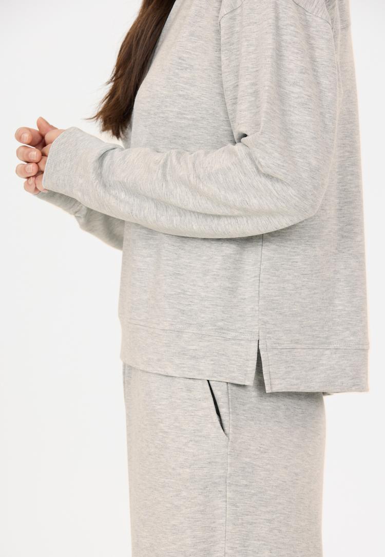 Athlecia Athlecia Brenan Sweatshirt Damen - 1005 Light Grey Melange - 2 | SportScheck