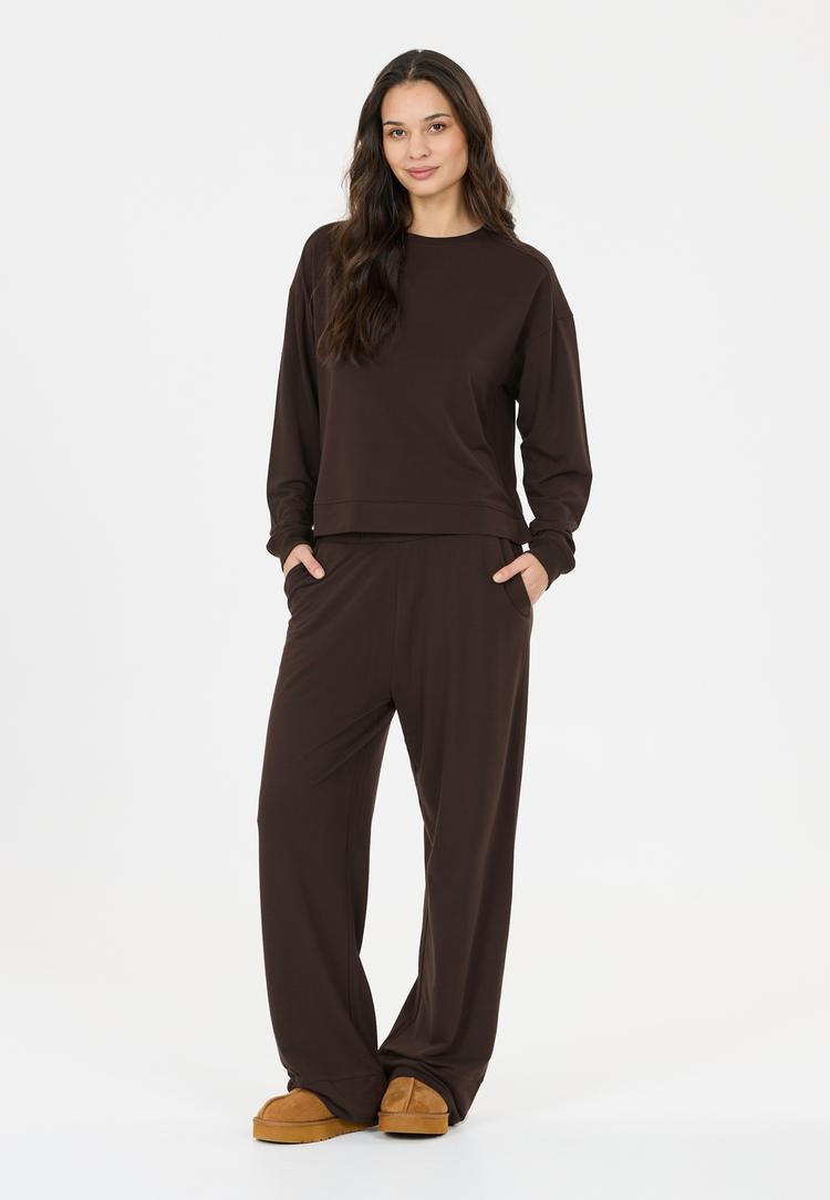 Athlecia Athlecia Brenan Sweatshirt Damen - 1294 Chocolate Torte - 0 | SportScheck