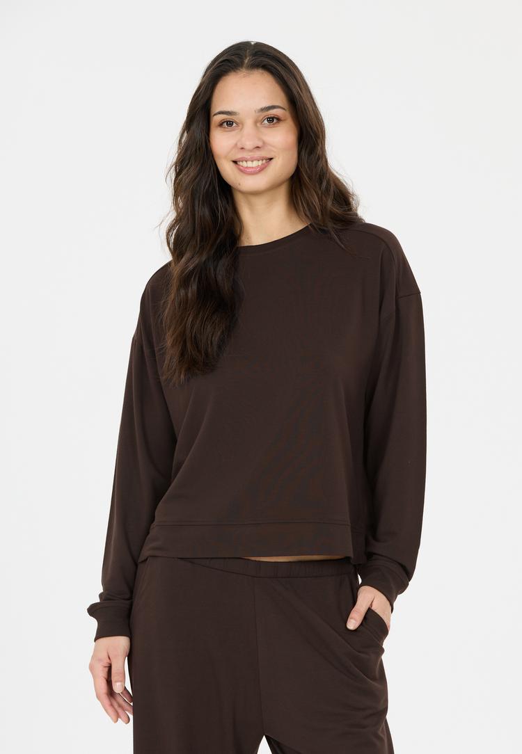 Athlecia Athlecia Brenan Sweatshirt Damen - 1294 Chocolate Torte - 1 | SportScheck