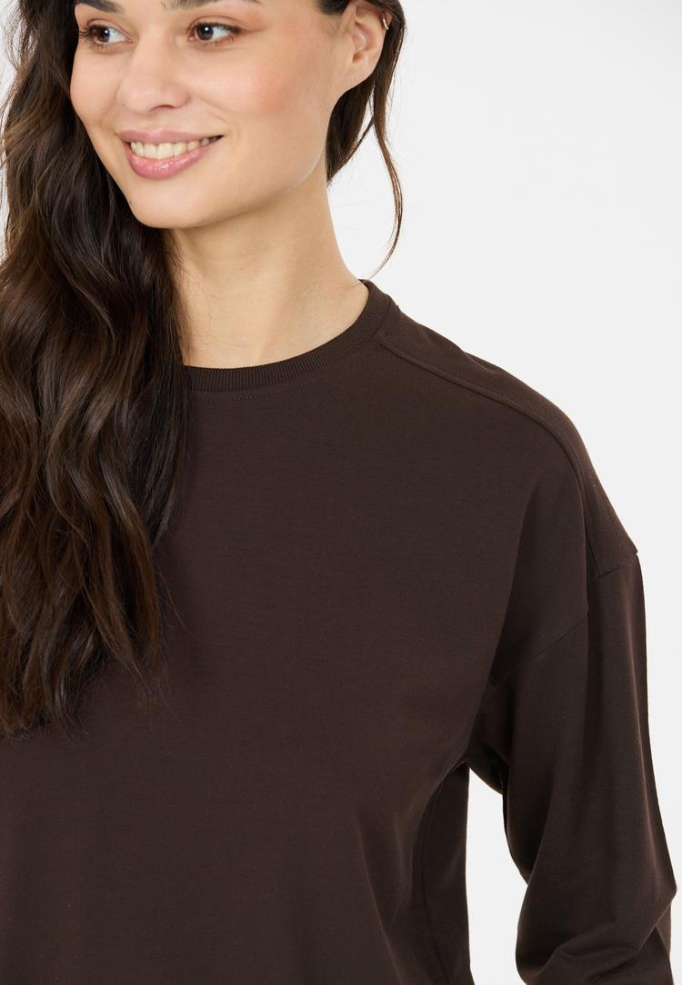 Athlecia Athlecia Brenan Sweatshirt Damen - 1294 Chocolate Torte - 2 | SportScheck
