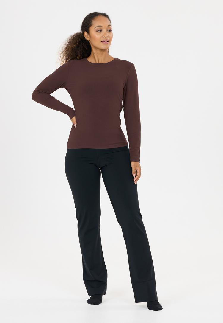 Athlecia Athlecia Tinashe V2 Langarmshirt Damen - 1294 Chocolate Torte - 0 | SportScheck