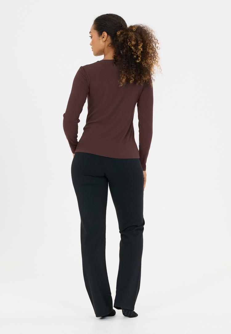 Athlecia Athlecia Tinashe V2 Langarmshirt Damen - 1294 Chocolate Torte - 2 | SportScheck