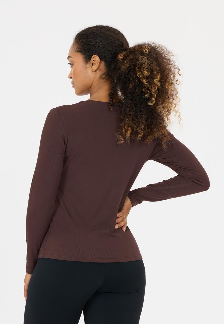 Athlecia Athlecia Tinashe V2 Langarmshirt Damen - 1294 Chocolate Torte - 3 | SportScheck