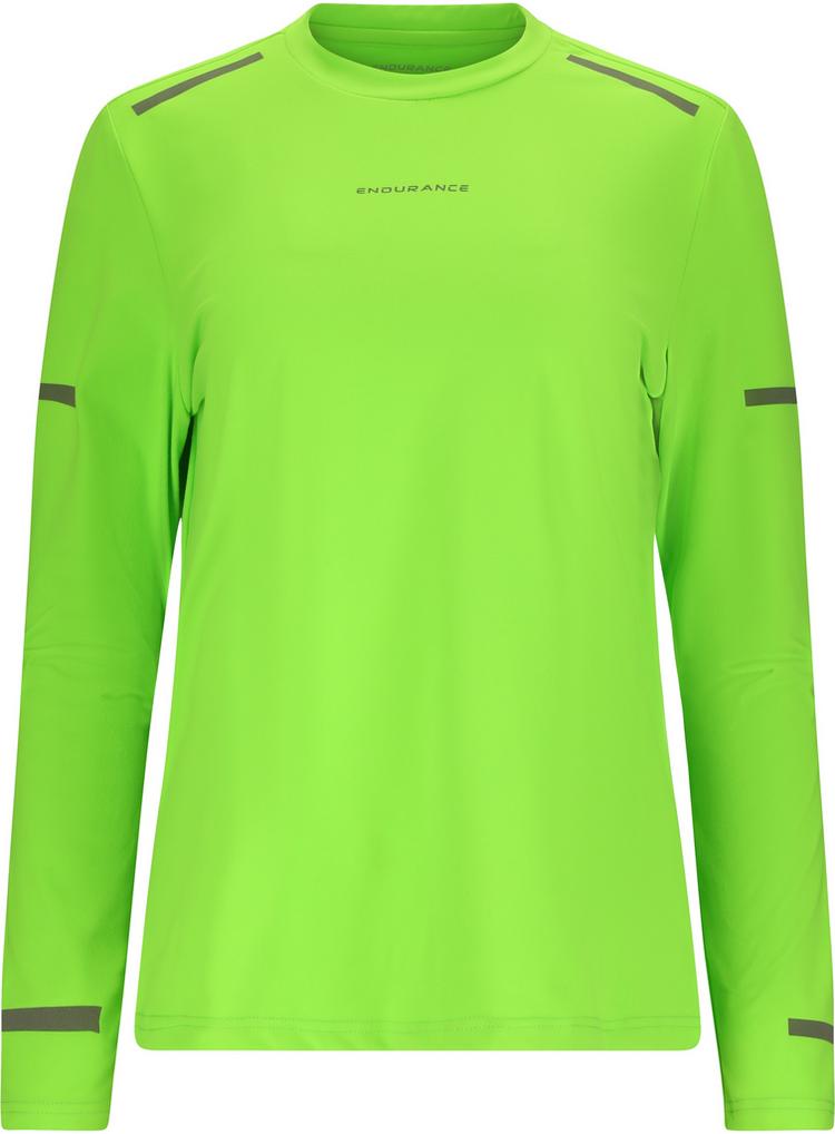 Endurance Endurance Ailey Langarmshirt Damen - 3294 Safety Green - 0 | SportScheck