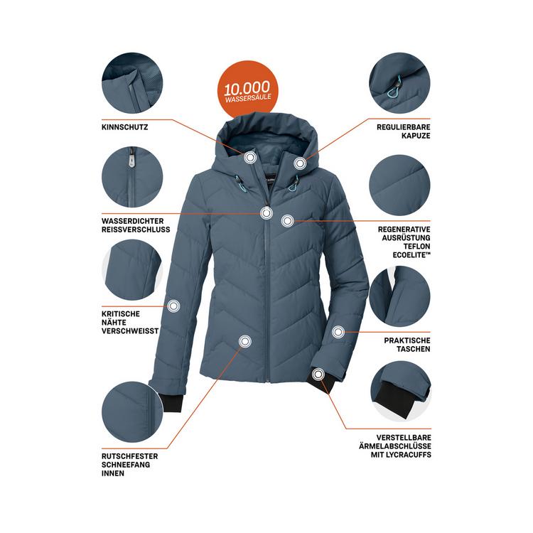 KILLTEC KILLTEC KSW 31 WMN SKI QLTD JCKT Skijacke Damen - Blau3026 - 3 | SportScheck