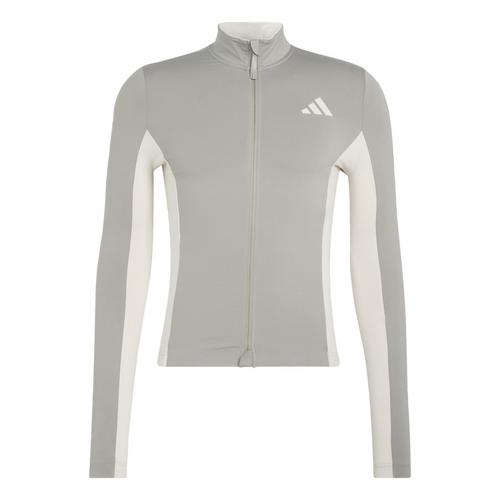 adidas Tempo 3-Streifen lang&auml;rmliges Radtrikot Funktionstop Herren
