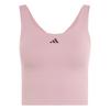 adidas 3-Streifen Studio All Me Tanktop, Funktionstank Damen - Magic Mauve