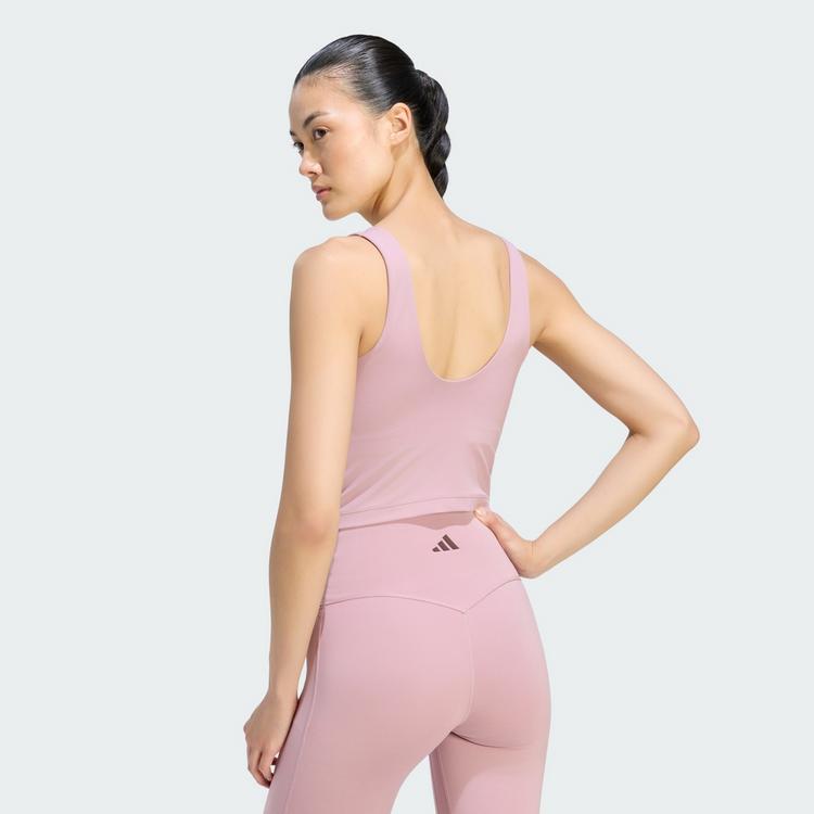 adidas adidas 3-Streifen Studio All Me Tanktop, Funktionstank Damen - Magic Mauve - 1 | SportScheck