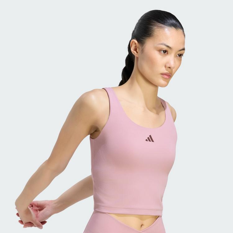 adidas adidas 3-Streifen Studio All Me Tanktop, Funktionstank Damen - Magic Mauve - 0 | SportScheck