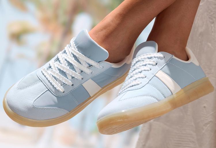Lascana Lascana Sneaker Sneaker Damen - hellblau/wei&szlig; - 0 | SportScheck