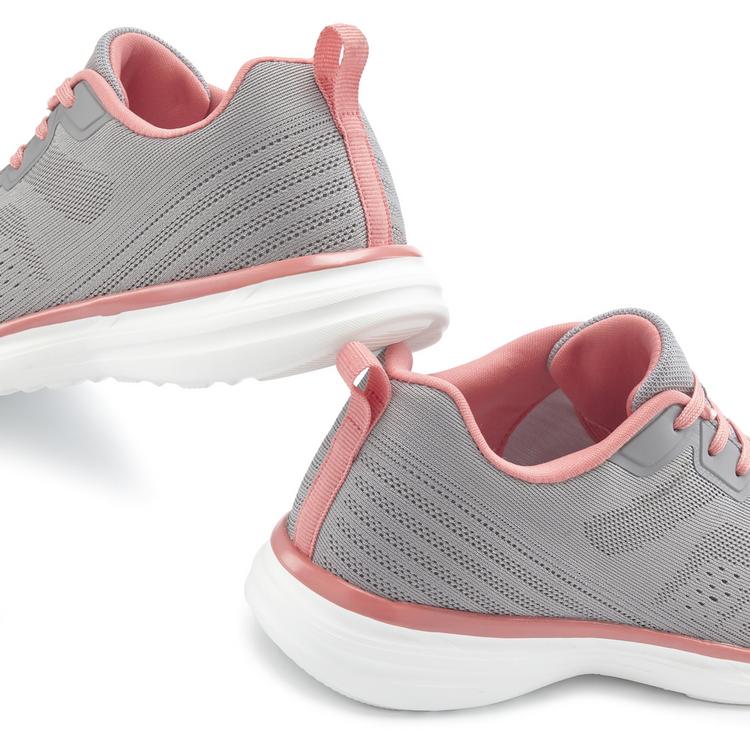 Lascana Lascana Sneaker Sneaker Damen - grau/koralle - 3 | SportScheck