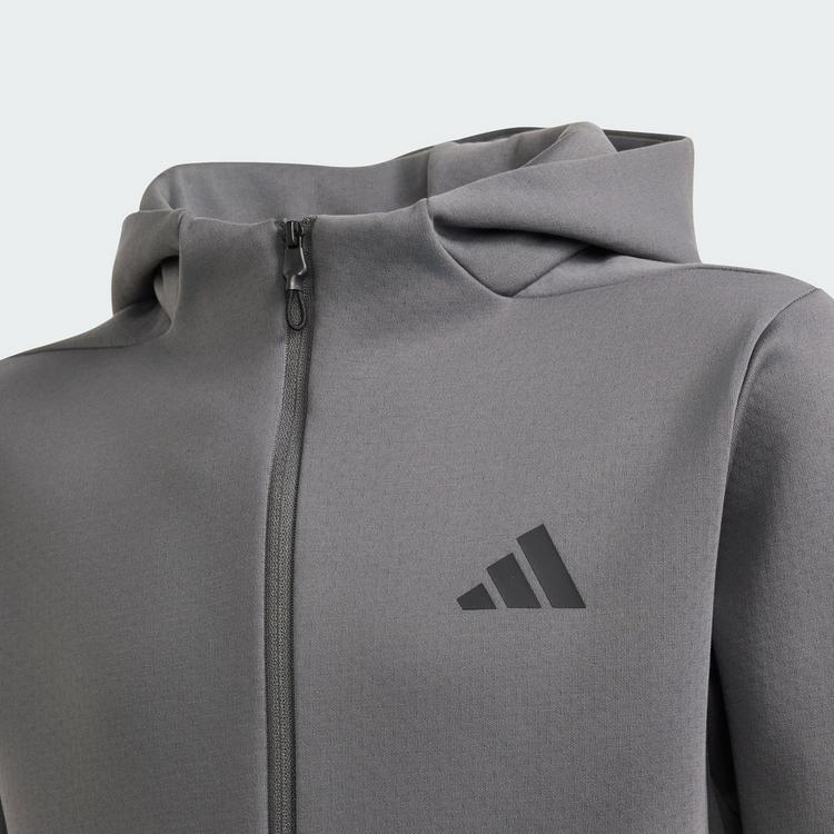 adidas adidas Z.N.E. KAPUZENJACKE, DURCHGEHENDER Hoodie Kinder - Grey Five / Black - 1 | SportScheck