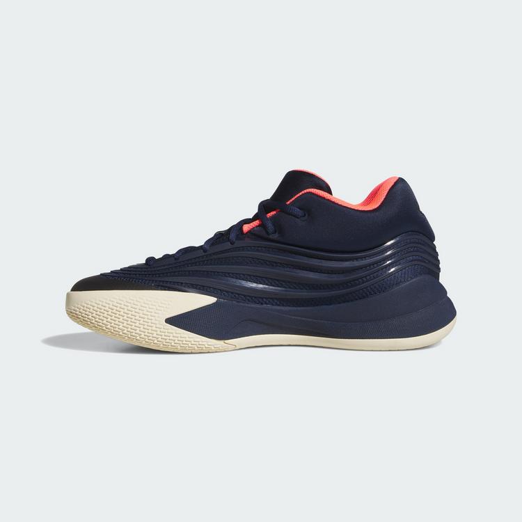 adidas adidas DAME&nbsp;X Schuh Basketballschuhe - Night Indigo / Warm Vanilla / Solar Turbo - 5 | SportScheck