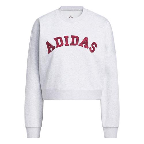 adidas Chenille Logo Grafik Sweatshirt Sweatshirt Damen