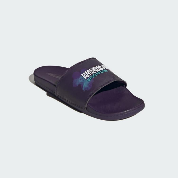 adidas adidas ADILETTE COMFORT MERCEDES AMG PETRONAS Badelatschen - Legend Purple / Legend Purple / Semi Mint Rush - 3 | SportScheck