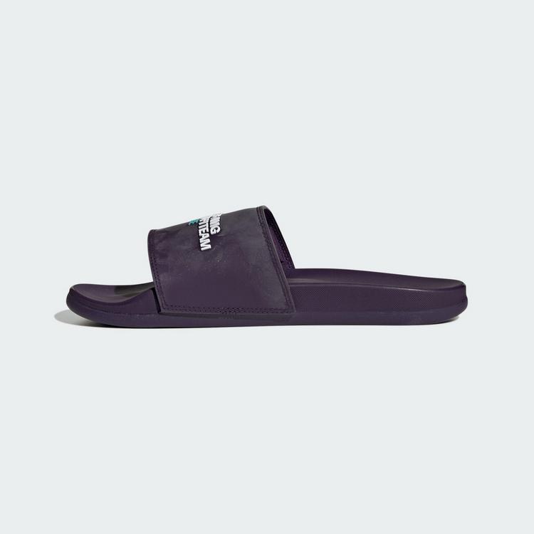 adidas adidas ADILETTE COMFORT MERCEDES AMG PETRONAS Badelatschen - Legend Purple / Legend Purple / Semi Mint Rush - 5 | SportScheck