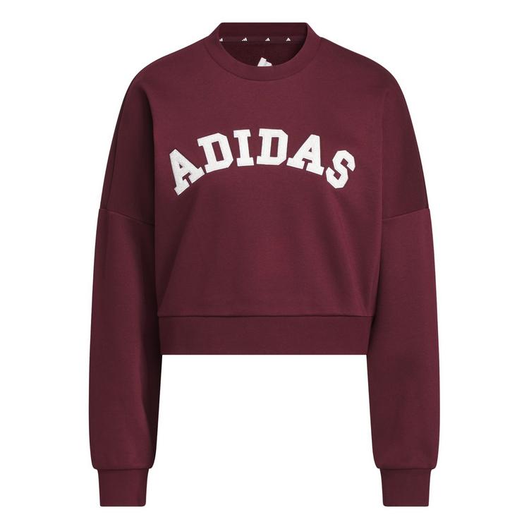 adidas adidas Chenille Logo Grafik Sweatshirt Sweatshirt Damen - Maroon - 0 | SportScheck