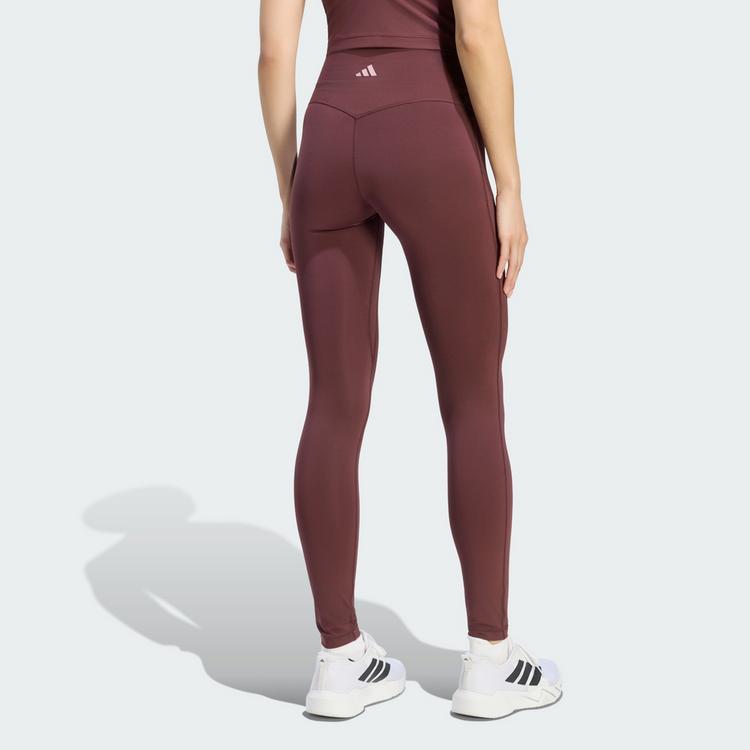 adidas adidas 3-STREIFEN STUDIO ALL ME LEGGINGS, Tights Damen - Aurora Ruby - 1 | SportScheck