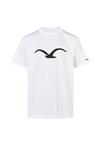 Cleptomanicx Mowe Printshirt Herren - White/Black