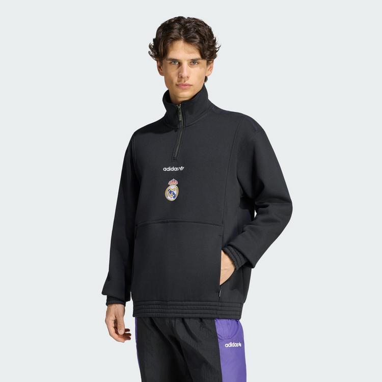 adidas adidas Real Madrid EQT Oberteil, Sweatshirt Herren - Black - 0 | SportScheck