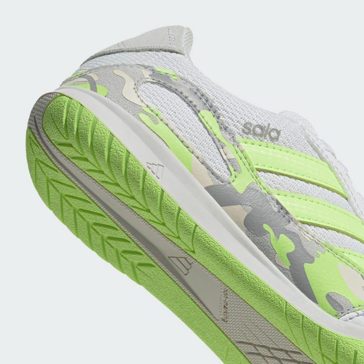 adidas adidas SUPER SALA III Kids Fu&szlig;ballschuh, Fu&szlig;ballschuhe Kinder - Crystal White / Hi-Res Yellow / Off White - 5 | SportScheck