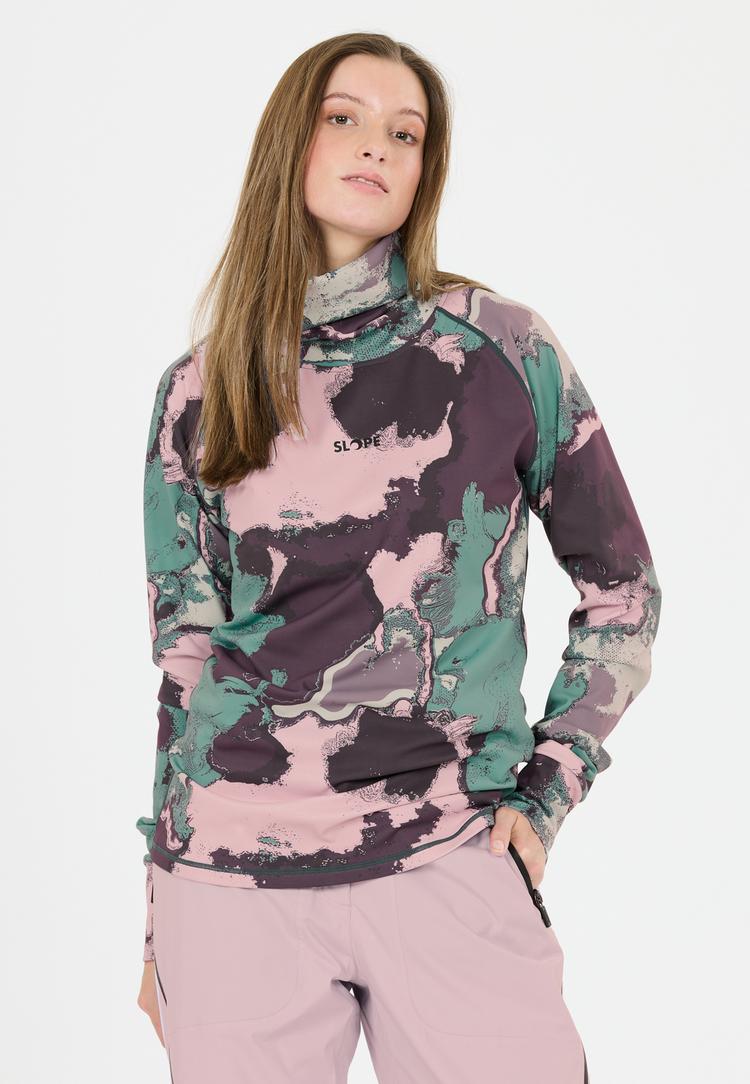 SLOPE SLOPE Nyland Funktionssweatshirt Damen - 3164 North Atlantic - 1 | SportScheck