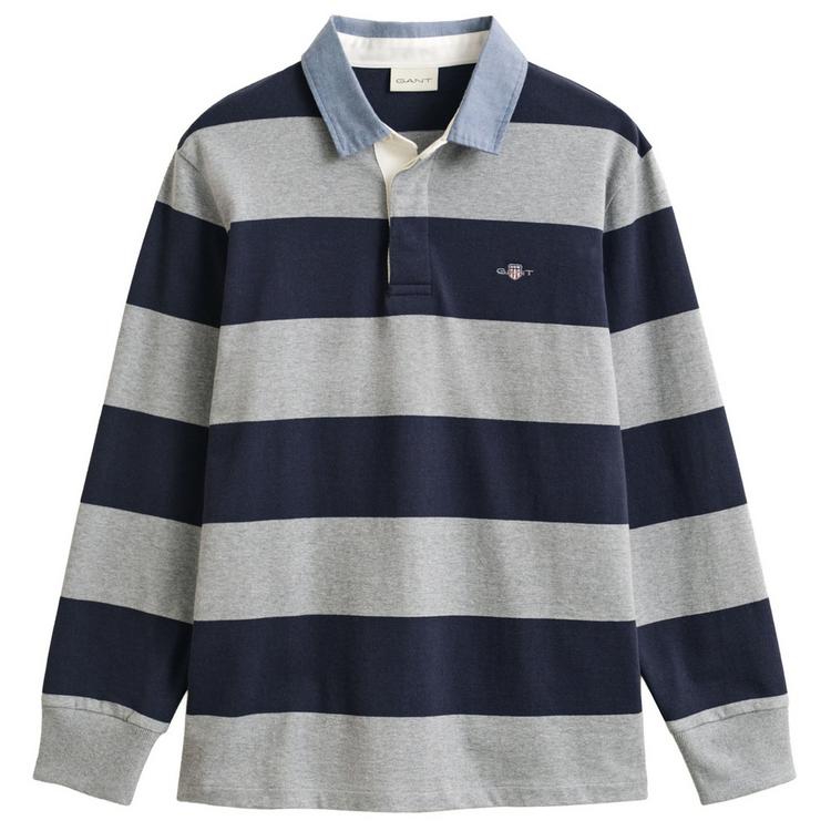 GANT GANT Poloshirt Poloshirt Herren - Graumelange/Dunkelblau - 0 | SportScheck