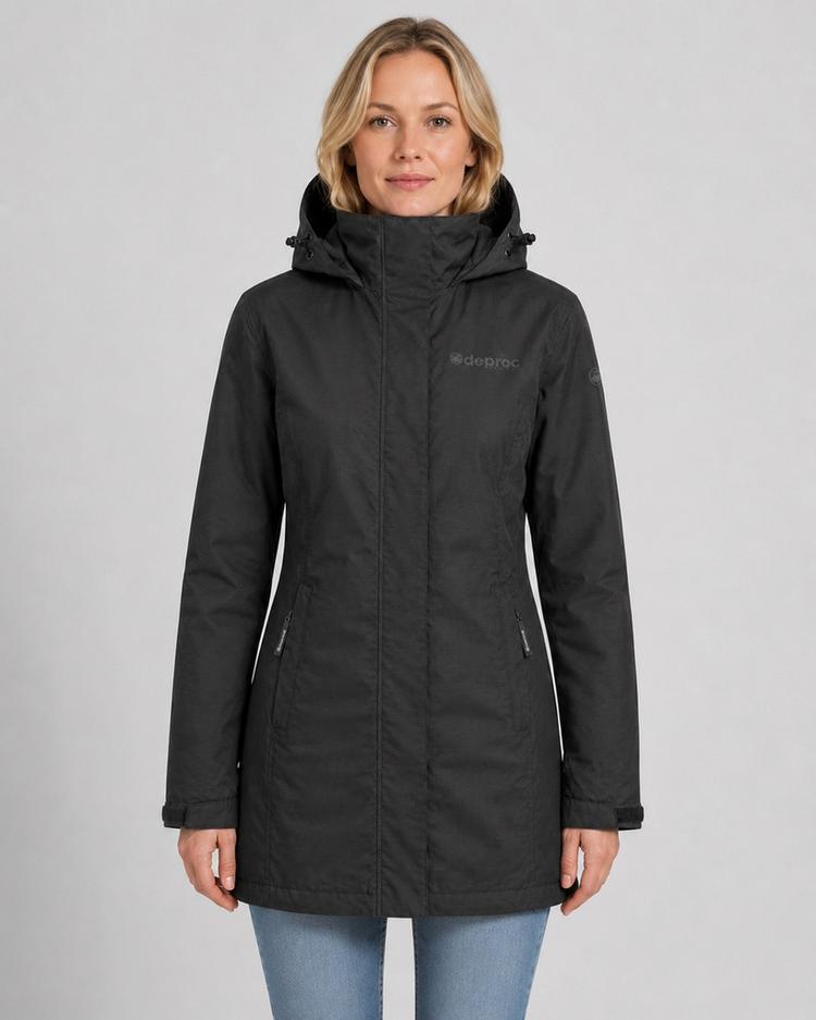 DEPROC active DEPROC active LAVAL LONG WOMEN Funktionsjacke Damen - black - 0 | SportScheck