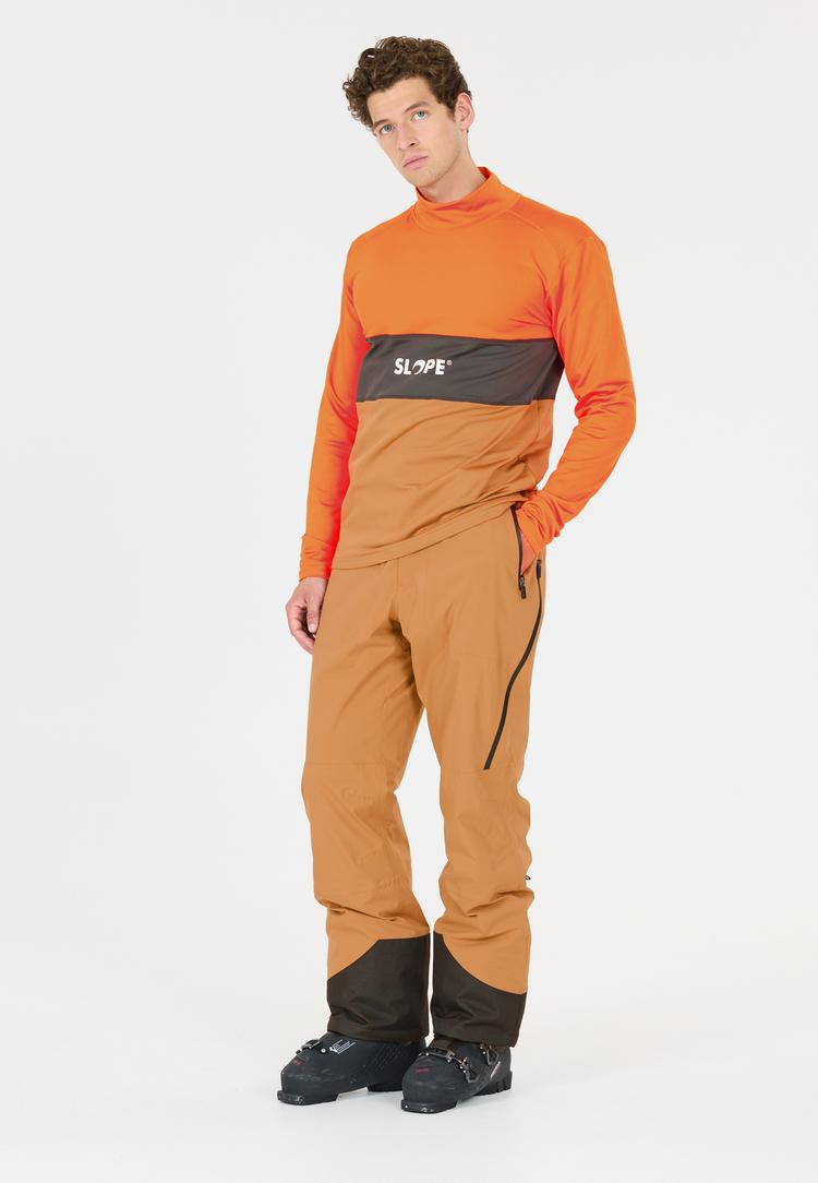 SLOPE SLOPE Norvyn Funktionssweatshirt Herren - 5396 Orange Tiger - 1 | SportScheck
